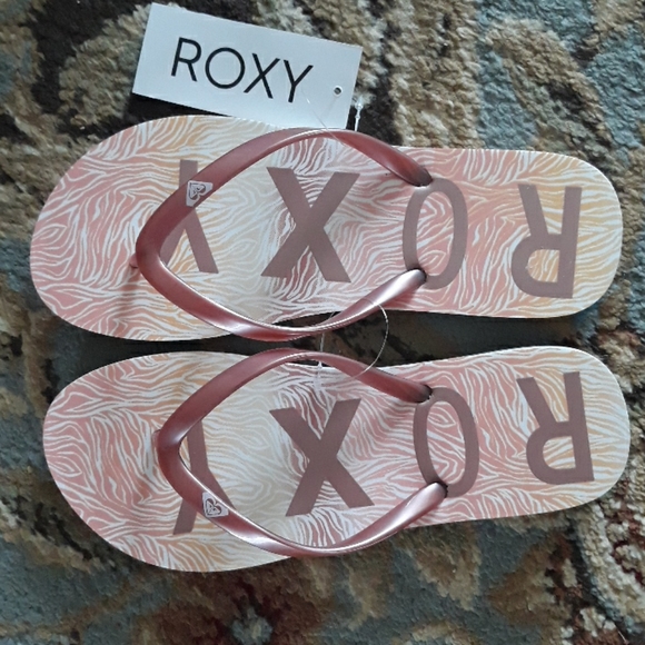 6x*Host Pick*Roxy adorable flip flop sandals - Picture 5 of 16